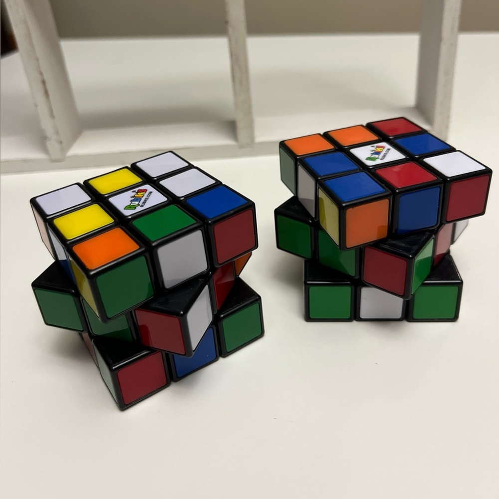 Lot of two (2) Rubik’s  Cube by Hasbto‎
